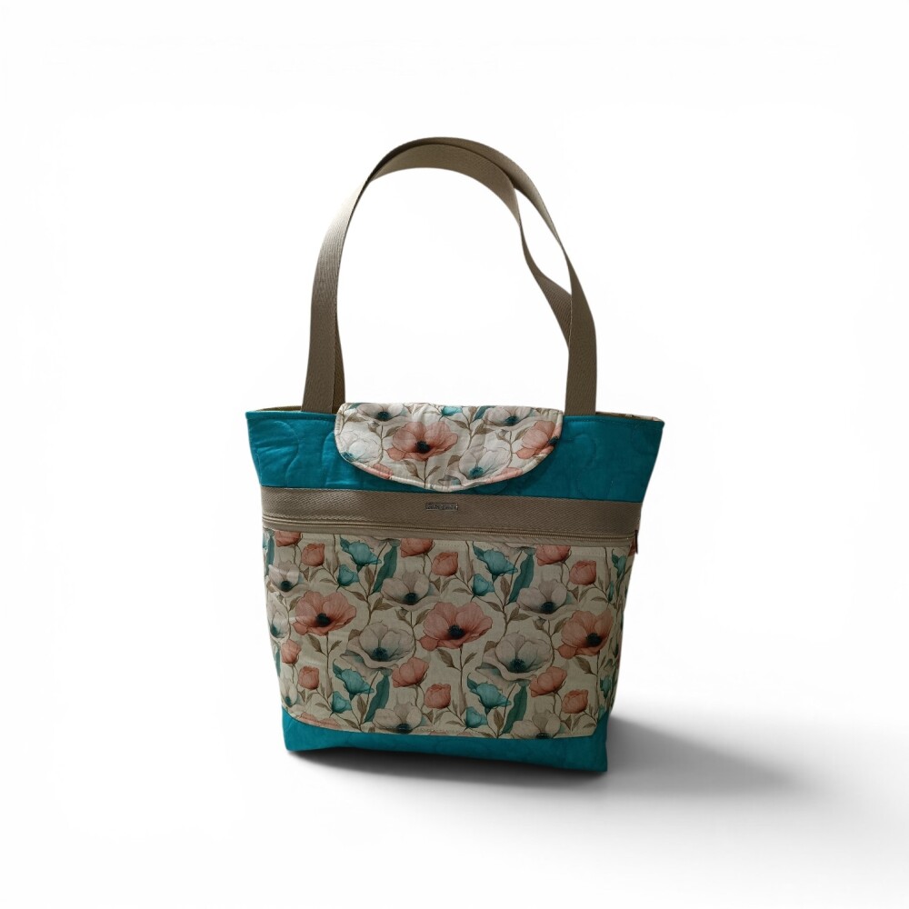 Bolsa Helena Artesanal em Tricoline 100% Algodão | Ateliê Julia