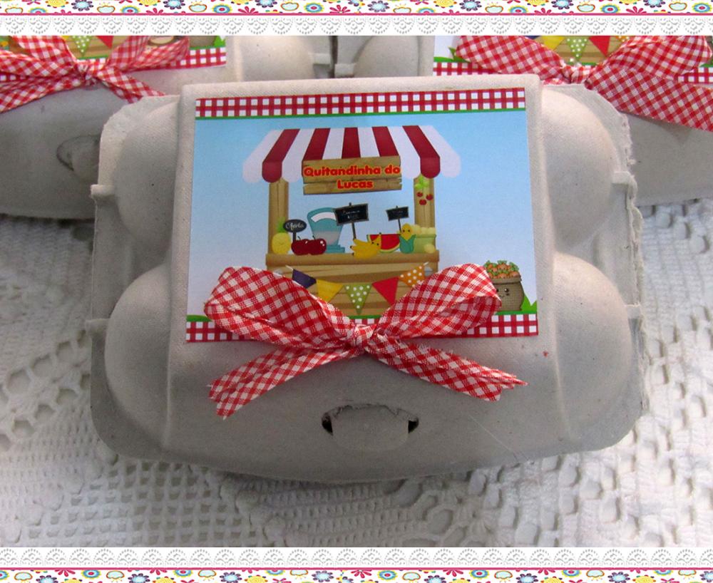 Caixinhas de ovos personalizadas Quitandinha