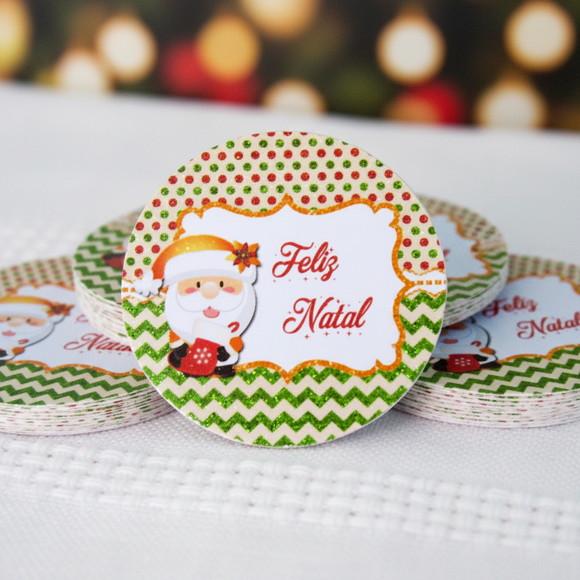 Adesivo para Latinha Natal