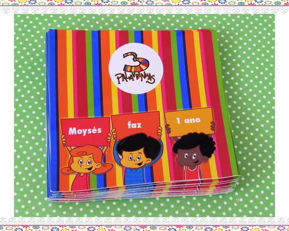 Adesivo Personalizado 3 Palavrinhas