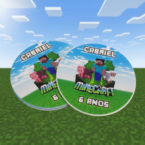 Adesivo Personalizado Minecraft