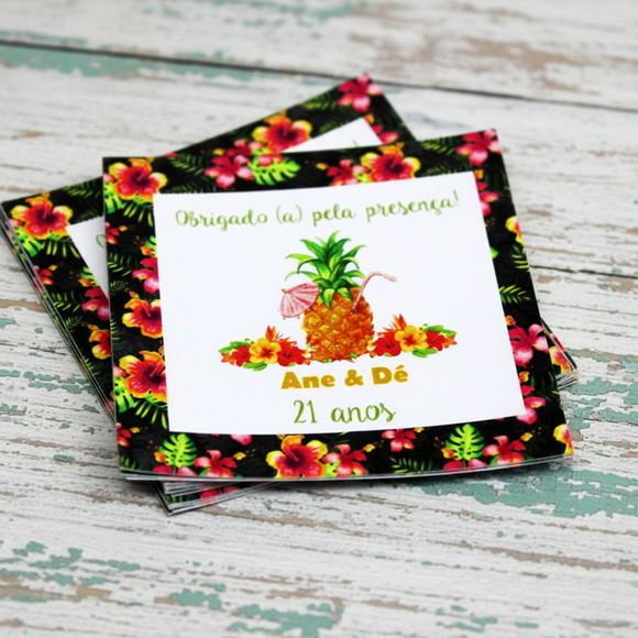 Adesivo Personalizado Tropical
