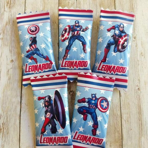 Balinha Personalizada Capitão América