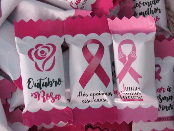 Balinhas Personalizadas Brinde Outubro Rosa