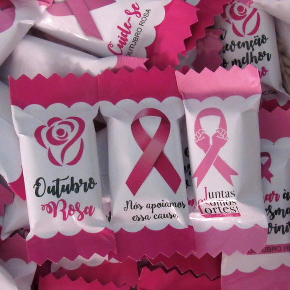 Balinhas Personalizadas Brinde Outubro Rosa