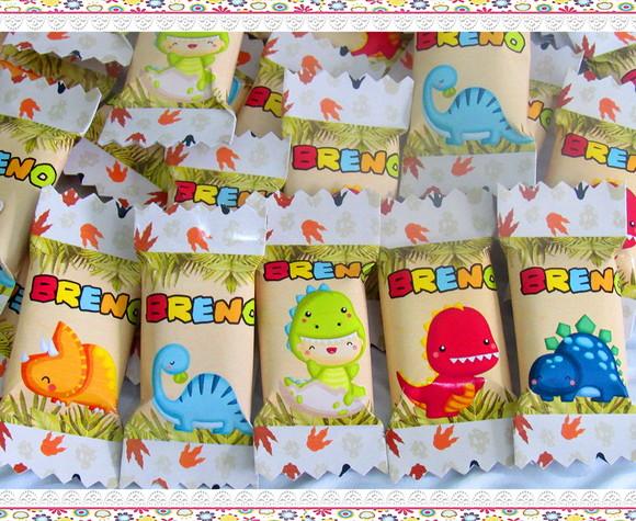 Balinhas Personalizadas Dinossauro Baby