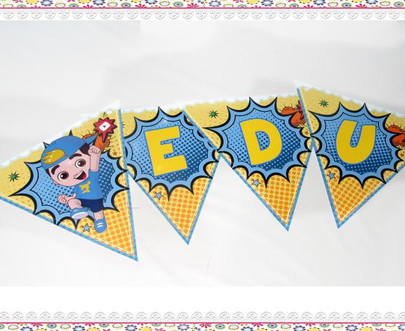 Bandeirolas Personalizadas Luccas Neto