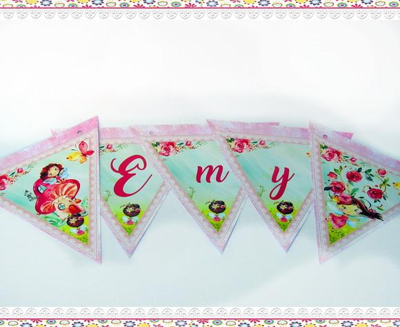 Bandeirolas Personalizadas Fadinha