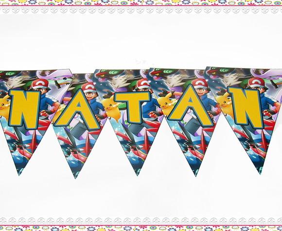 Bandeirolas Personalizadas Pokémon