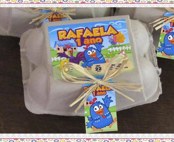 Caixinha de Ovos Galinha Pintadinha