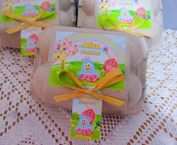 Caixinha de Ovos Galinha Pintadinha Candy Color