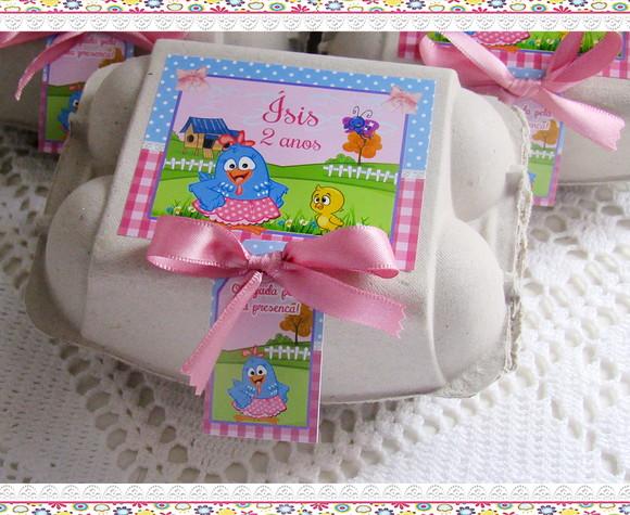 Caixinha de Ovos Galinha Pintadinha Candy