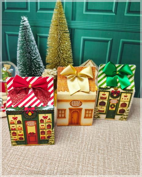 Caixinha Maletinha Casinha de Natal