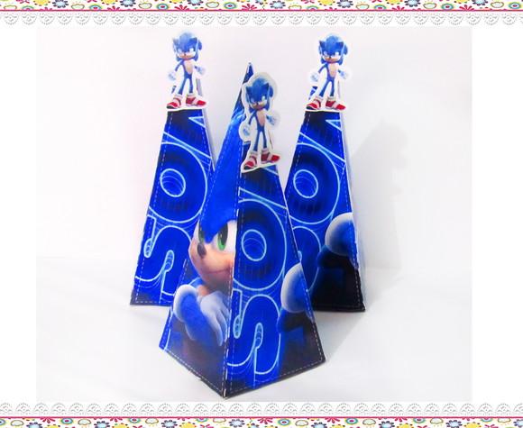 Caixinha Pirâmide Sonic