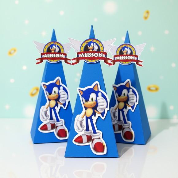 Caixinha Pirâmide Sonic