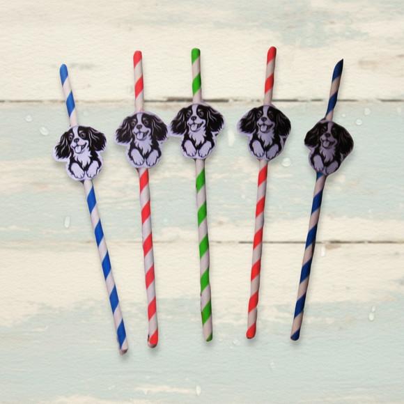 Canudo de Papel Personalizado Cachorrinho