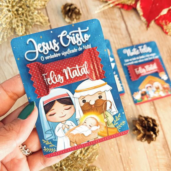 Card com Balinha Natal Cristão