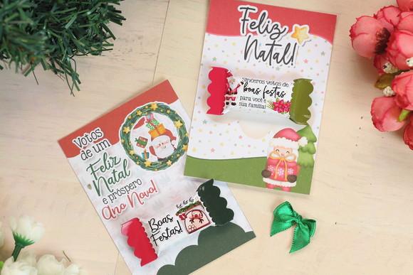 Card com Balinha Personalizada Brinde Natal