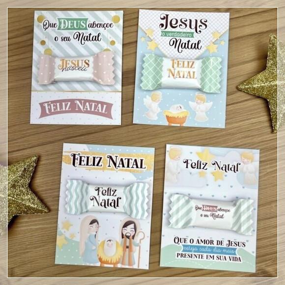 Card com Balinha Personalizada Natal