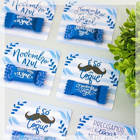 Card com Balinha Personalizada Novembro Azul