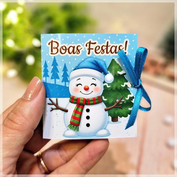 Card com Chocolate La Creme Natal