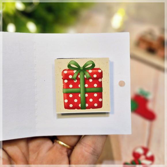Card com Chocolate La Creme Natal