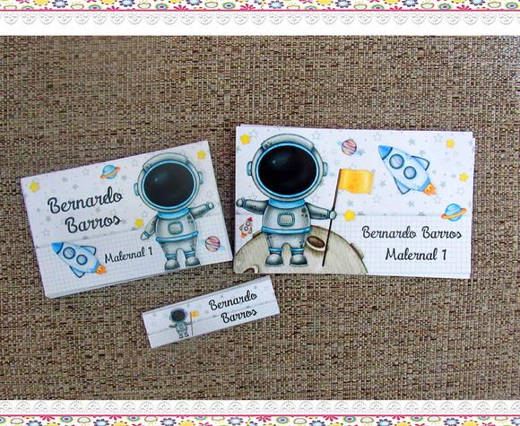 Etiquetas Escolares Personalizadas Astronauta