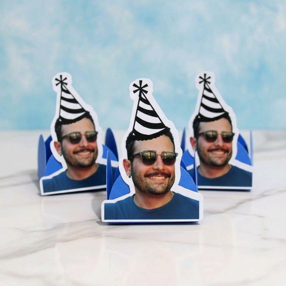 Forminha para Docinhos com Foto Carinha de Festa