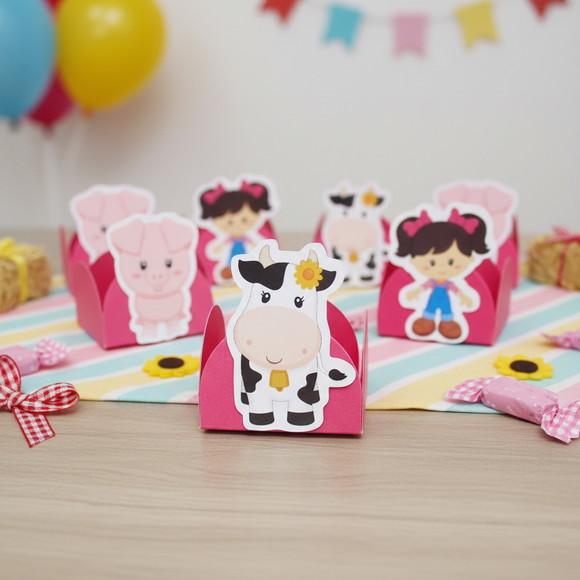 Forminha para Docinhos Fazendinha Menina