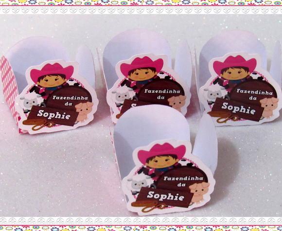 Forminha para Docinhos Fazendinha Menina