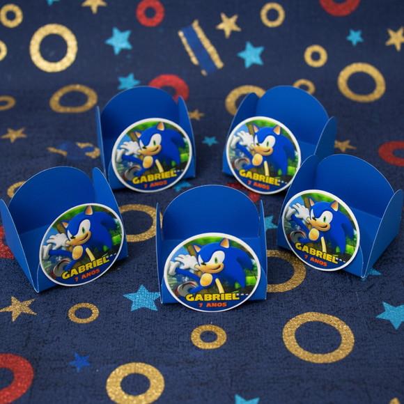 Forminha para Docinhos Personalizada Sonic
