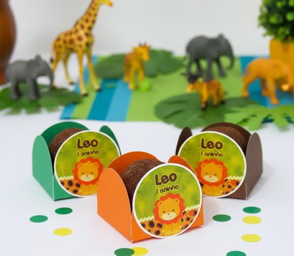 Forminhas para Docinhos Leãozinho Safari