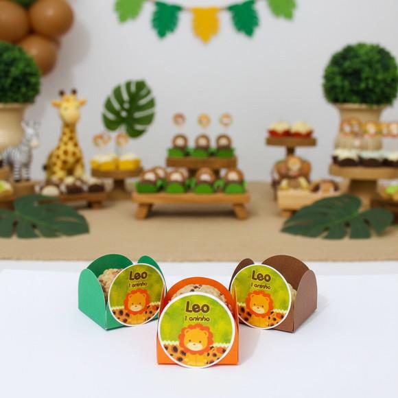 Forminhas para Docinhos Leãozinho Safari
