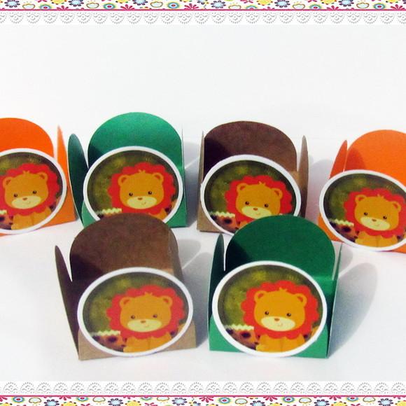 Forminhas para Docinhos Leãozinho Safari