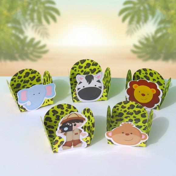 Forminhas para Docinhos Safari - Oncinha