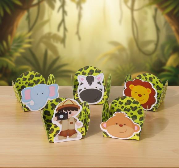 Forminhas para Docinhos Safari - Oncinha