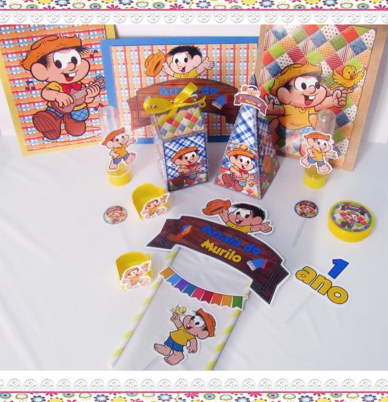 Kit Festa em Casa : É Só Um Bolinho - Chico - Bento