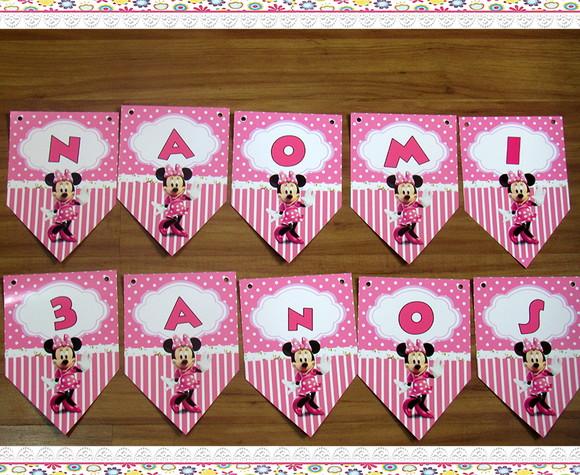 Kit Festa em Casa : É Só Um Bolinho - Minnie
