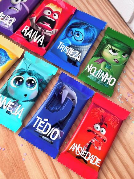 Kit Kat Personalizado Emoções Divertidamente