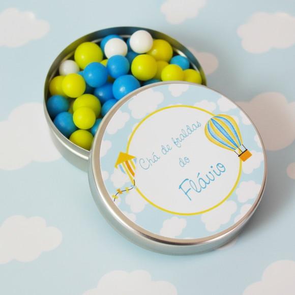Latinha Personalizada com Balinha Balãozinho