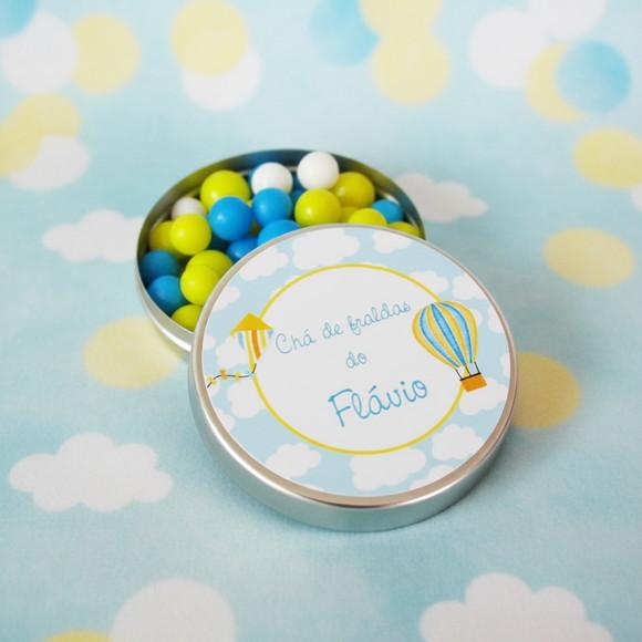 Latinha Personalizada com Balinha Balãozinho