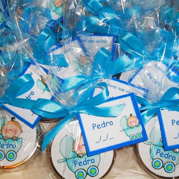 Latinha Personalizada com Balinhas Chá de Bebê