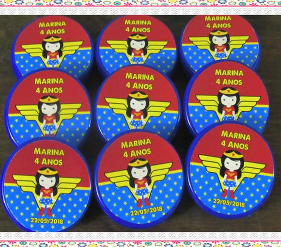 Latinhas Personalizadas Mulher Maravilha