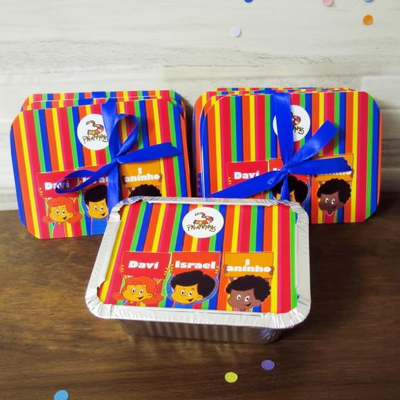 Marmitinha Personalizada 3 Palavrinhas