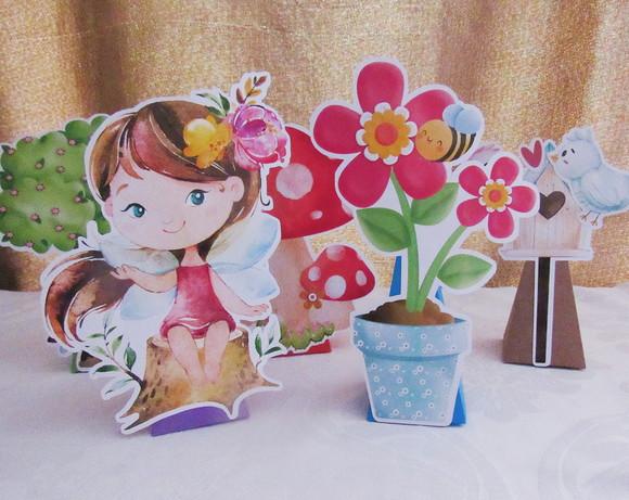 Mini Kit Festa em Casa : É Só Um Bolinho : Jardim Encantado