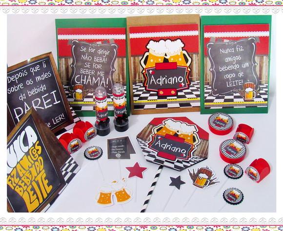 Mini Kit Festa em Casa : É Só Um Bolinho : Boteco