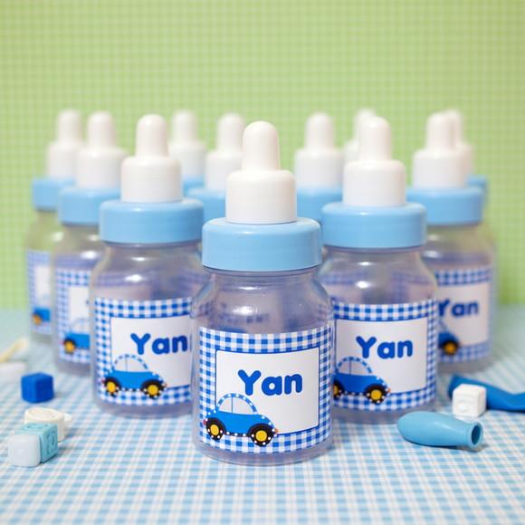 Mini Mamadeira Personalizada Chá de Bebê Ursinho