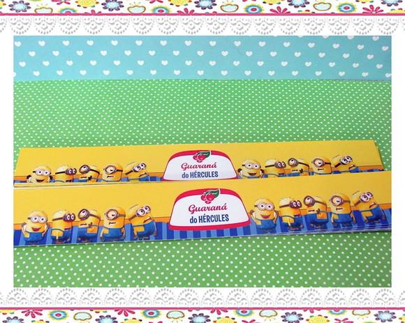Rótulo de Refrigerante Minions