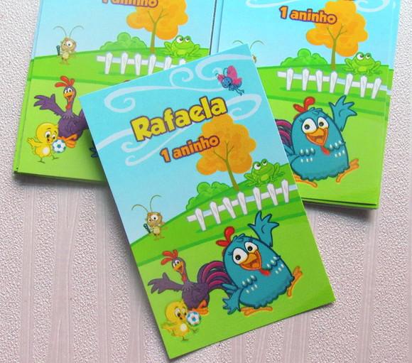 Rótulo para Tubete Galinha Pintadinha