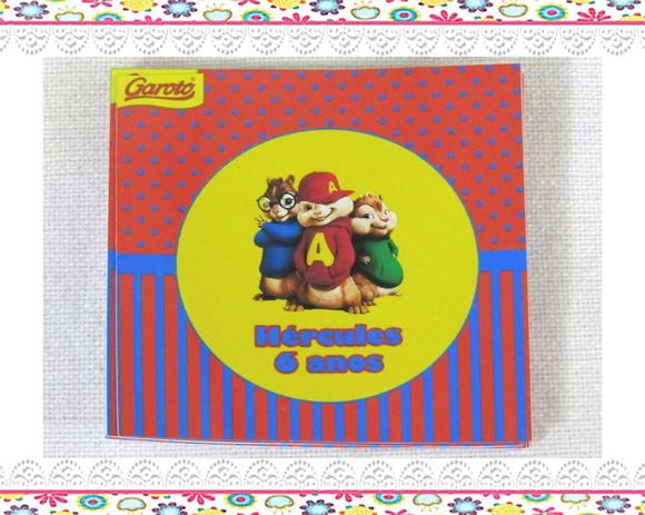 Rótulo Personalizado para Baton Alvin e os Esquilos